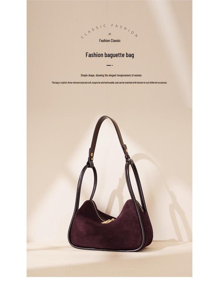 2025 Advanced Niche Frosted Women's Crossbody Handbag - Small Exquisite Pillow Design