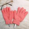 1 Pair Exfoliating Bath Scrub Gloves Double-Sided Design Gentle Deep Exfoliation Skin Care Scrubbing