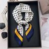 2026 Neues Florales Muster Satin Seiden Schal 70cm Kleines Quadratisches Halstuch Damen Vielseitiges Dekoratives Bandana