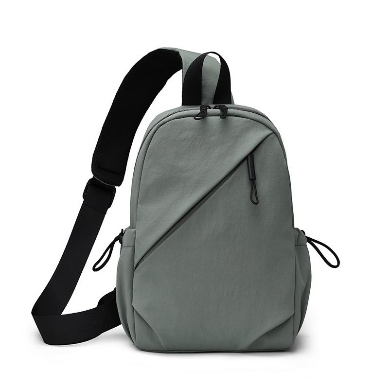 Outdoor Shoulder Bag Water-repellent Crossbody Bag Large Capacity Sports Chest Bag
