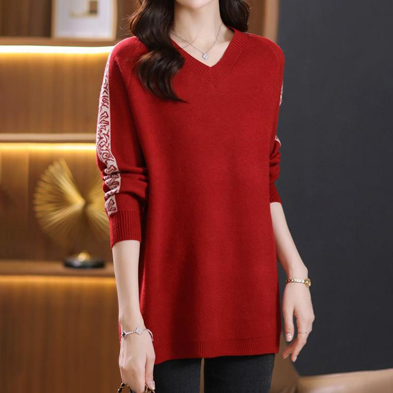 Genser for kvinner Høst Vinter Tykket genser Genser Varm strikket genser Langermet Kort Slim-fit Tight Genser Stor størrelse Genser Topper