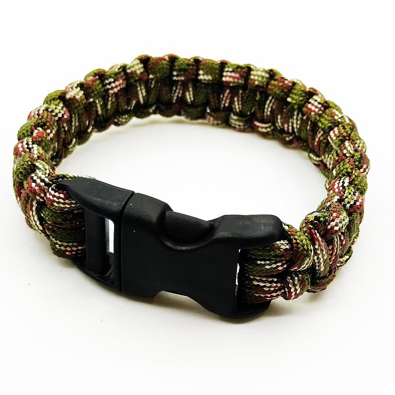 Emergency Survival Woven Paracord Climbing Bracelet