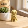 3D Printed Dog Figurine, Mini Bow Tie Dog Collectible Statue, Animal Shape Desktop Decoration Ornament, Gifts for Pet Owner
