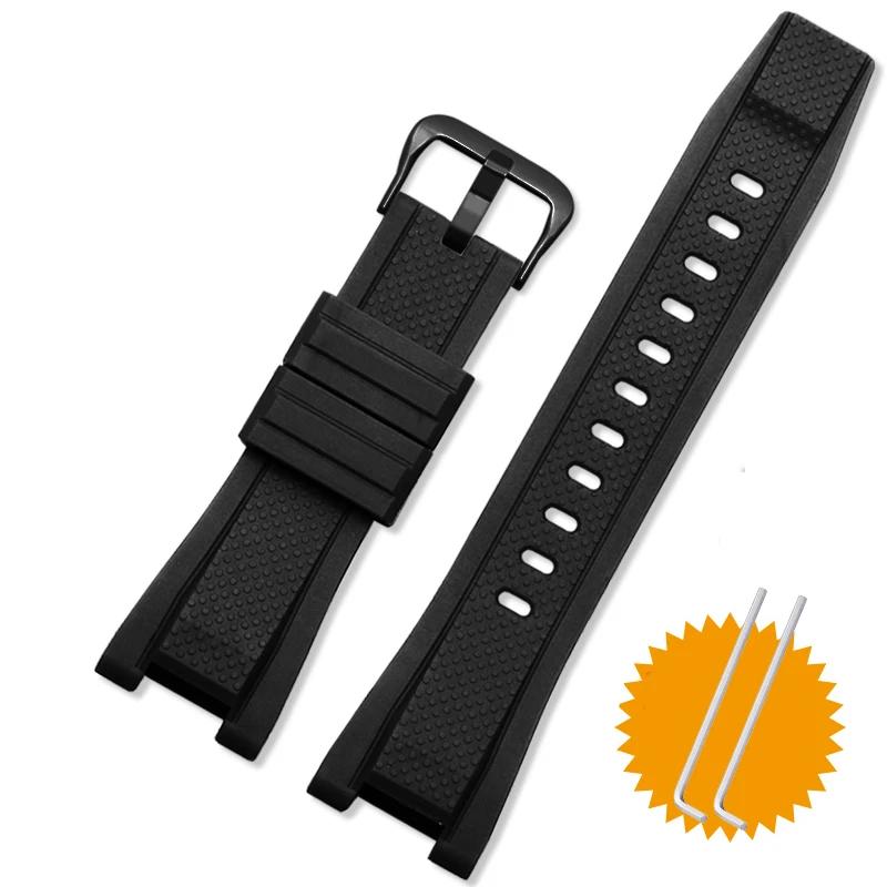 Silikonkautschuk Armband für Casio GST210 GST-W110/S130/B100/S100G/S110/410 Uhrenarmband Hohe Qualität Uhrenarmband Armbänder für Armbanduhren