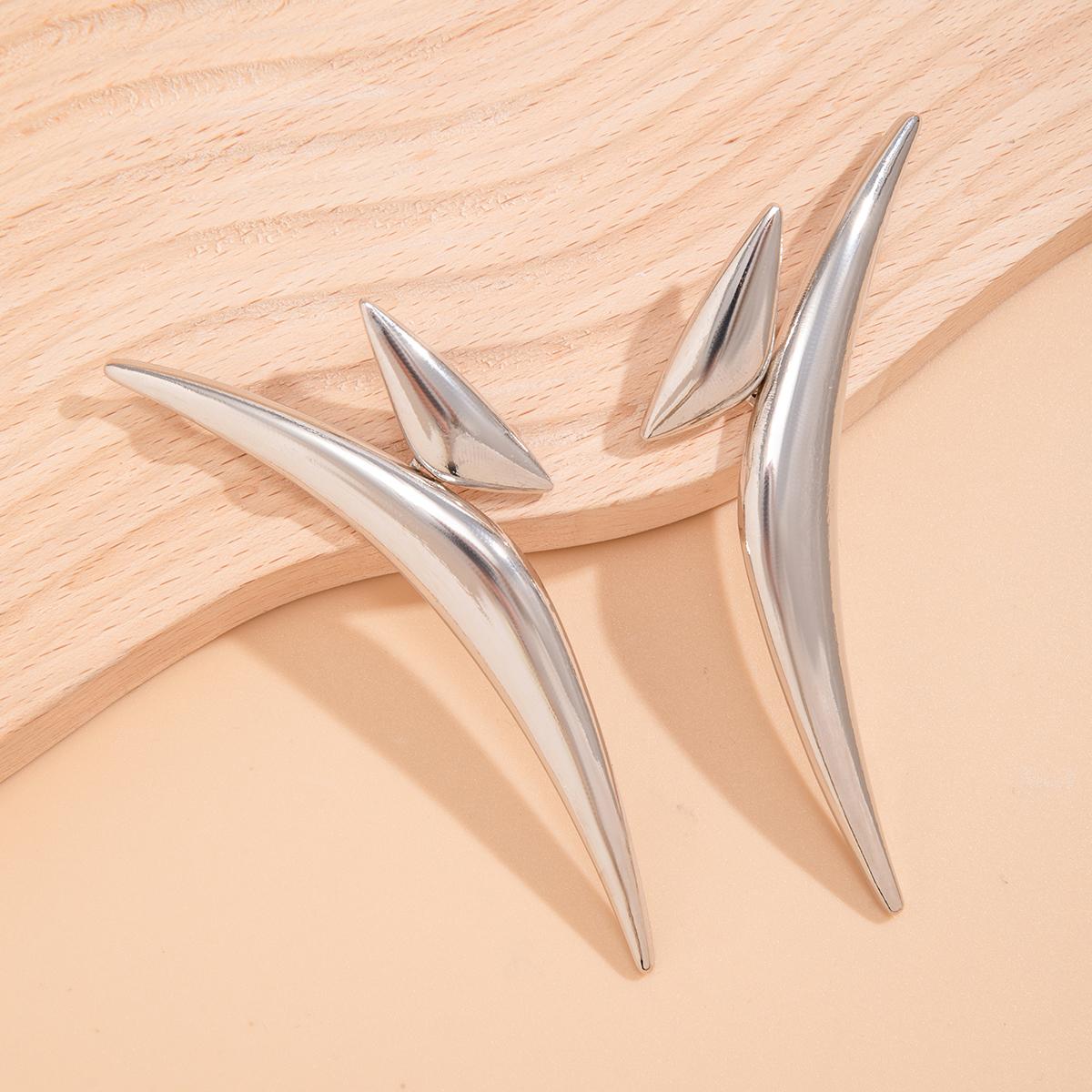 

PuRui Преувеличенные Длинные Геометрические Серьги-дуги для Женщин Уникальные Неправильной Формы Висячие Серьги Вечеринка Девушки Y2K Циркониевые Аксессуары