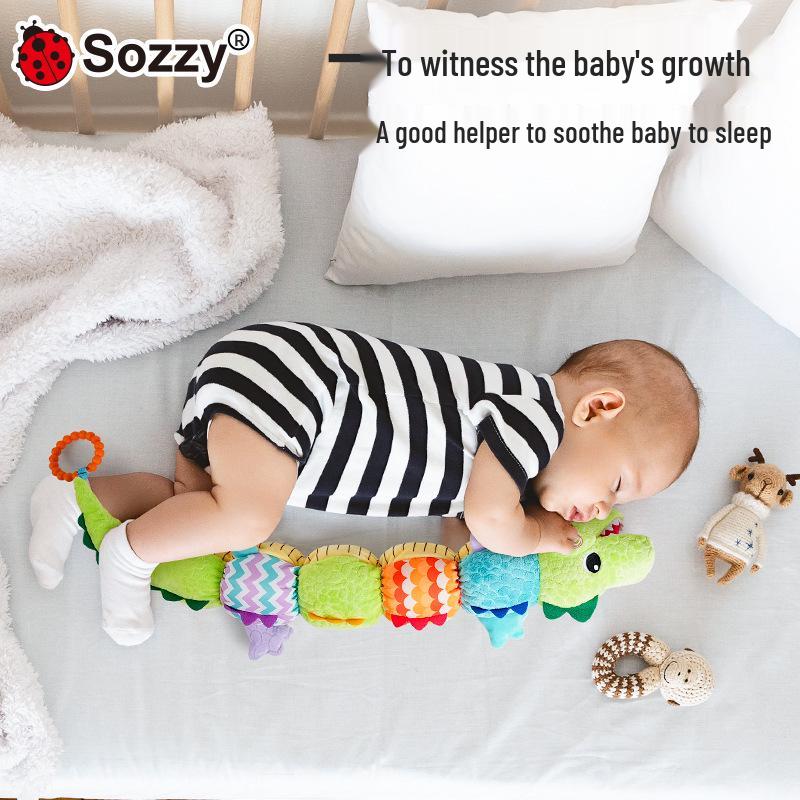 Sozzy Soothing Newborn Plush Doll & Music Height Chart Toy, 0-3 Years Early Education
