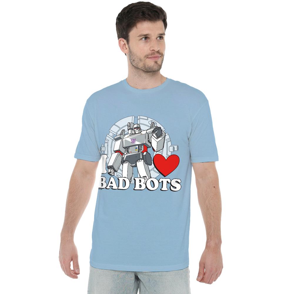 Transformers Mens I Love Bad Bots Megatron T-Shirt