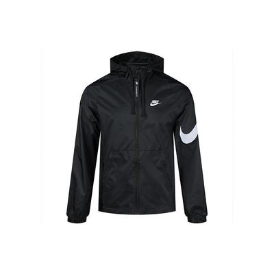 Spor Giyim Swoosh Tam Fermuarlı Kapüşonlu Ceket Erkek Dış Giyim Siyah CJ5640-010