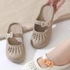 Summer new hole shoes bag head slippers women's non-slip cute casual home wear soft bottom breathable