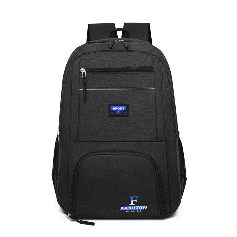 New Backpack Simple Casual Large Capacity Student Schoolbag Outdoor Commuting Business Computer Backpack