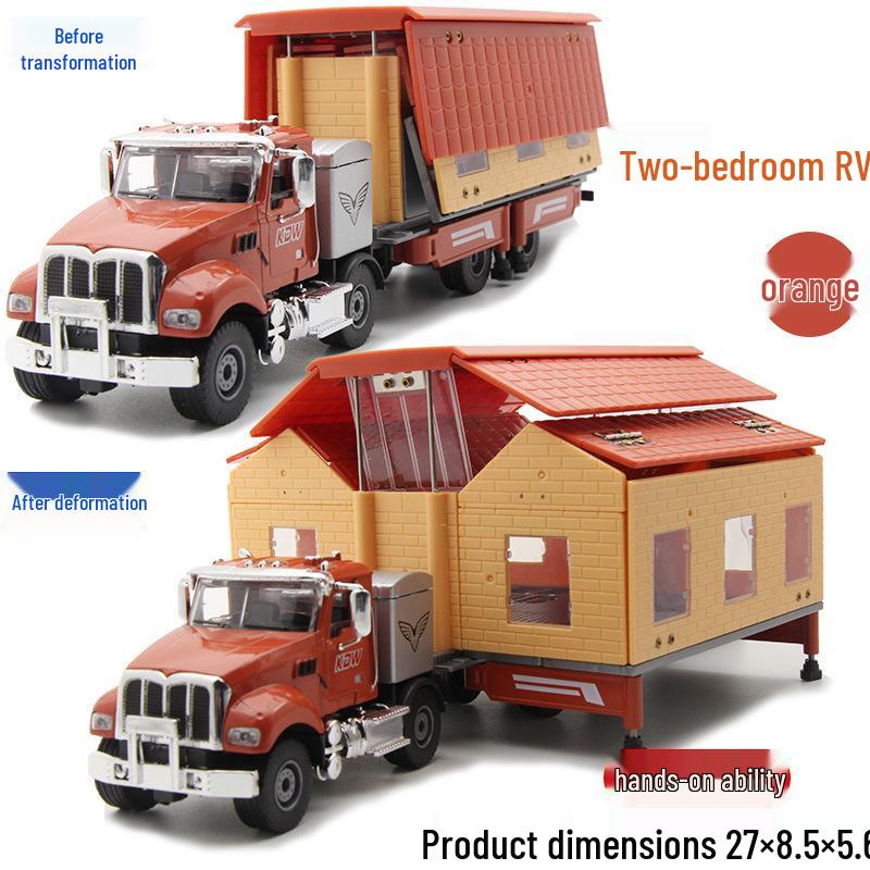 1:50 Luxury RV Alloy Model Toy Car for Children