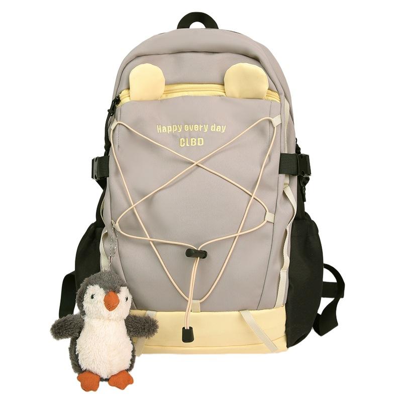 Cartoon Student Schoolbag Girl's Large Capacity Backpack