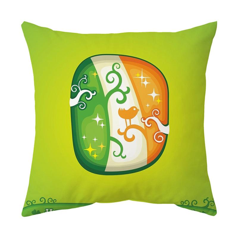 Cushion Pillow Cover Printed Cushion Cover St. Patrick's Day Gift