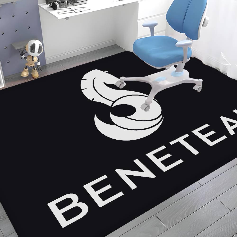 BENETEAU Badezimmerteppich Anti-Rutsch Wasserabsorbierend Langes Streifenpolster Schlafzimmerteppich Willkommens-Fußmatte