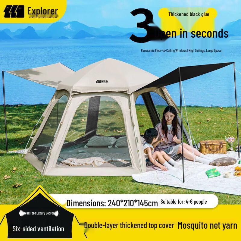

Explorer Automatic Camping Tent 4-6 Person