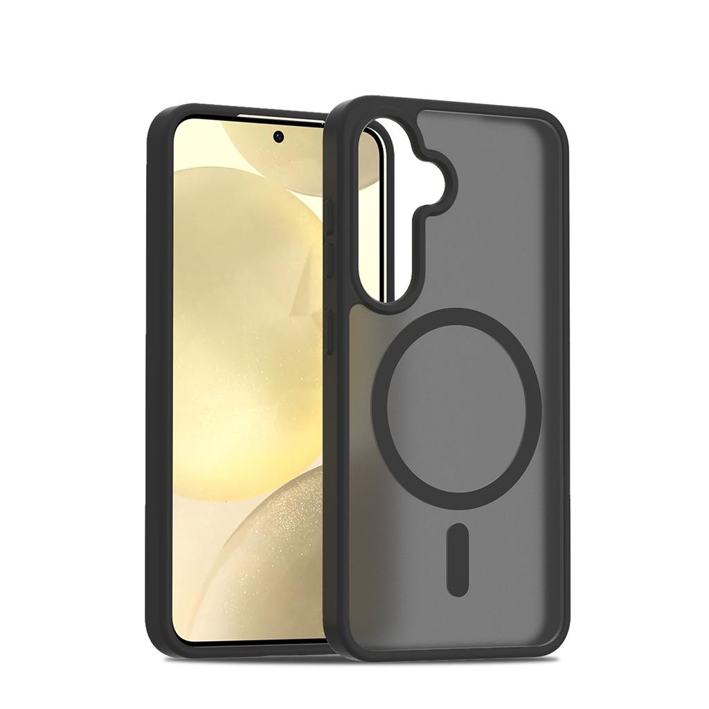 Matte Magnetic Phone Case for Magsafe Mag Safe Samsung Galaxy S26 Plus S25 Fe S24 S23 Ultra S22 A15 A16 A26 A35 A36 A56 A37 A55 A57 Back Phone Cover