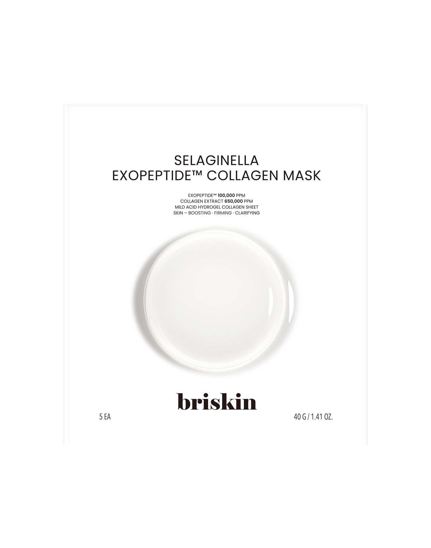 

Briskin Exopeptide Collagen Mask 5 Sheets (Resurrection Herb/Eoseong Herb) Resurrection Collagen Mask 5 sheets