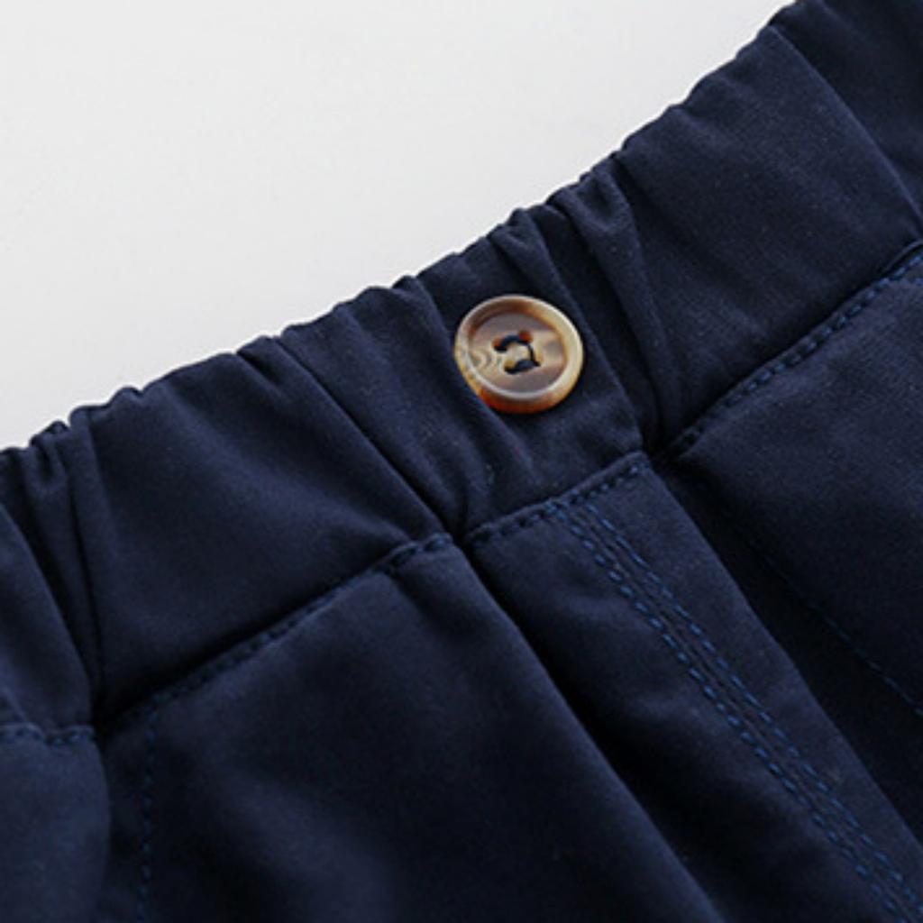 Kids' Casual Cotton Shorts 5/5 Length Comfortable Summer Short Pants for Boys and Girls