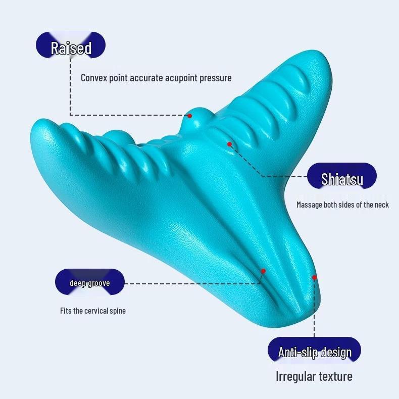 Cervical Pillow and Massager for Shoulder and Neck Correction