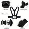 For GoPro Chest Strap Adjustable Harness Strap Elastic Chest Strap For GoPro Hero 13 12 11 10 9 DJI Action 4 3 Insta360 X4 X3