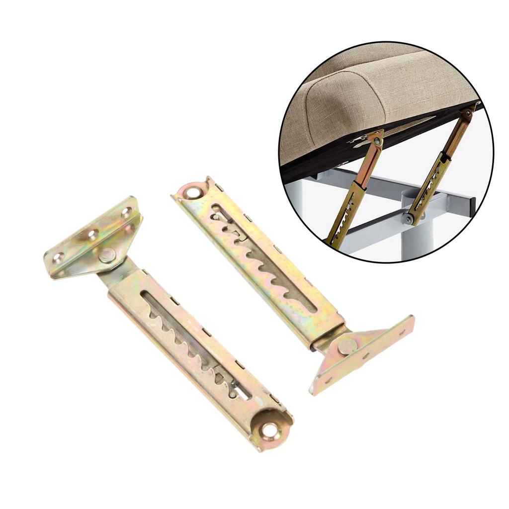 Adjustable angles straight pull rod lifting hinges ,2Pcs  adjustable gears, left and right iron angle lifting rod