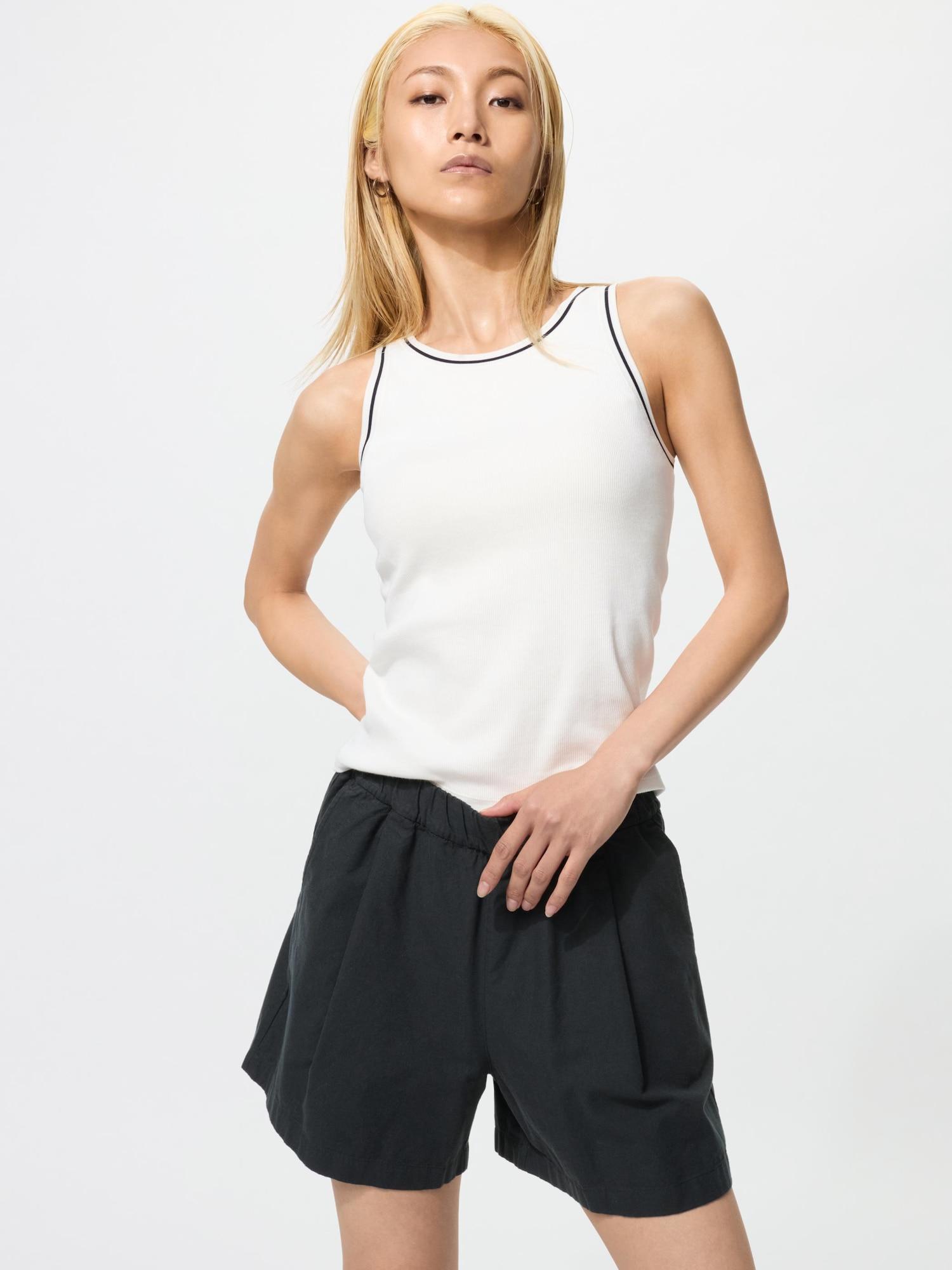 

Uniqlo Укороченные брюки из хлопка Easy 09 BLACK/WOMEN 3XL