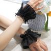 False Lace Cuffs Sweater Decorative Wristband Hoodie Flared Sleeves Detachable