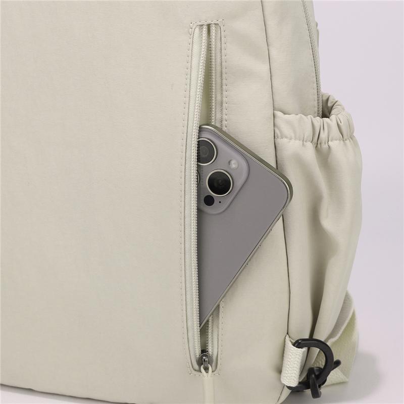 Large Capacity Outdoor Backpack Lightweight Solid Color Backpack