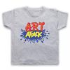 ART ATTACK LOGO UNOFFICIAL CREATIVE KIDS TV RETRO SHOW KIDS CHILDS T-shirt
