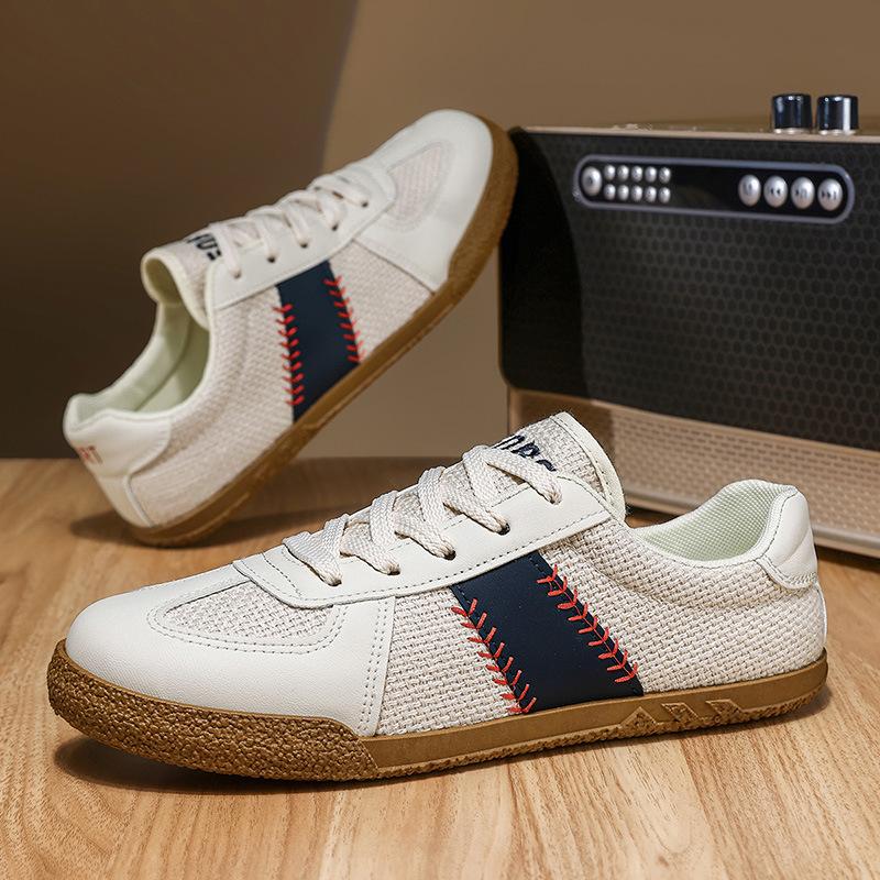 Jarní a letní nová pánská obuv sportovní obuv plátěný svršek pohodlná a měkká trendy běžecká obuv Forrest Gump ležérní pánská obuv