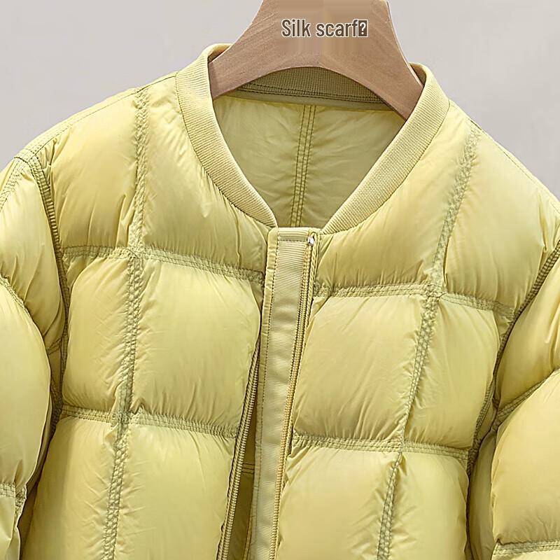 Damen Rundhals 90% Entendaunen Winterjacke