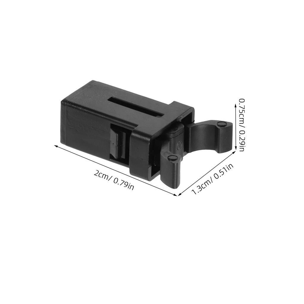 20Pcs Self-Locking Waste Bin Buckle White Press Switch Trash Can Lock Replacement Clip Garbage Lid Catch Lid Bin Repair Clip