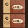 PU Leather Saving Money Notebook Waterproof Banknote Colletion Booklet Thick Budget Saving Book