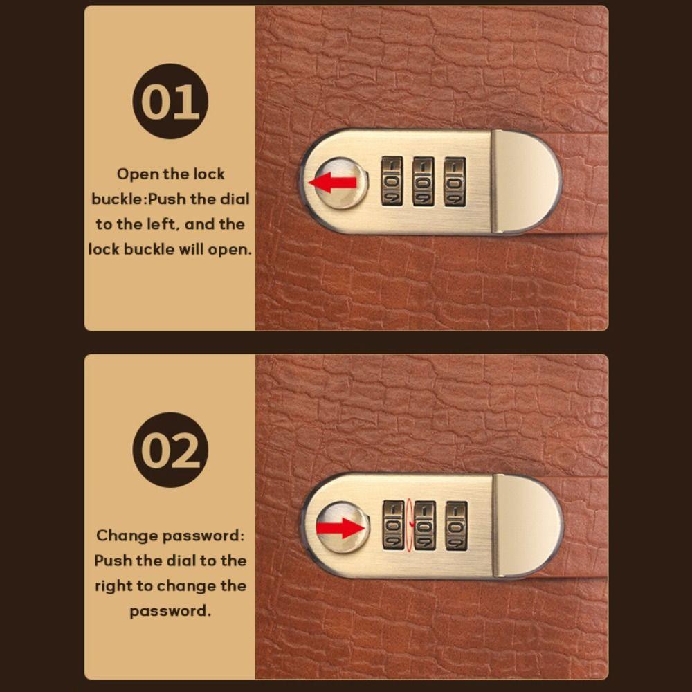 Waterproof 100 Envelope Challenge Binder PU Leather Budget Saving Book Saving Money Notebook