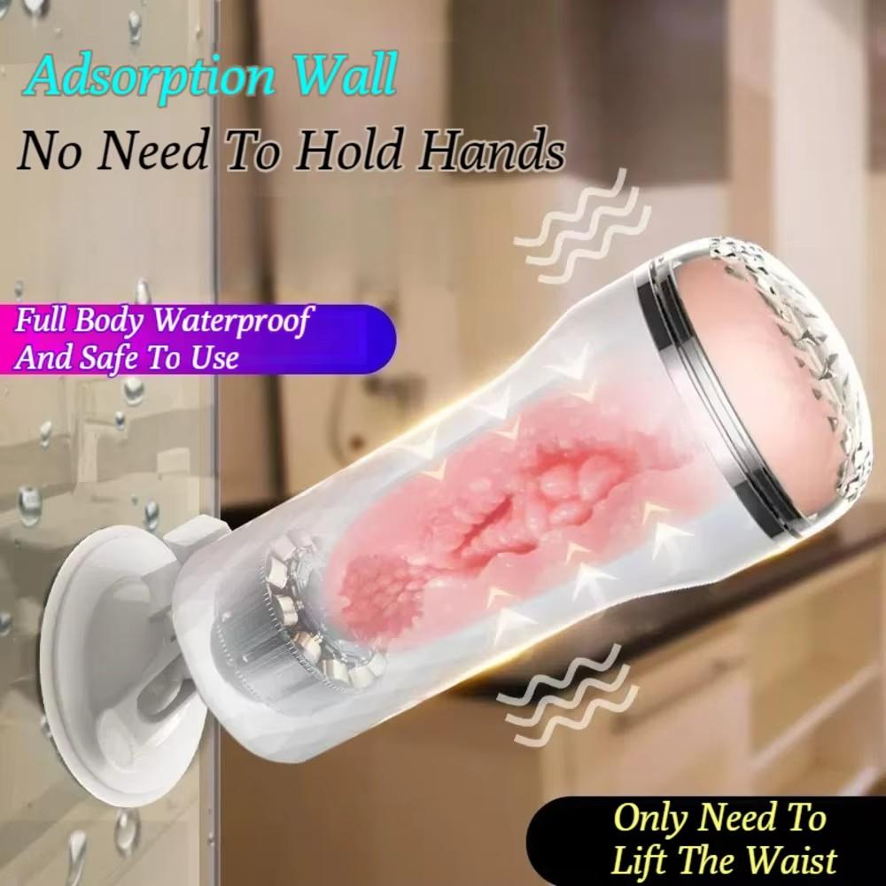 Adult Erotic Toys Male Masturbator Cup Vaginal Penetration Realistic Rubber Vagina Pocket Pussy Masturbation Sex Toys for Men