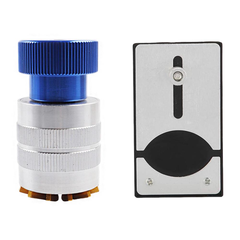 Remover Tool for Watch Faces with Adjustable Retractable Jaw 12 Mm To 35 Mm Non Slip Handle Metal Plastic Build