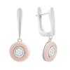 Silver Earrings with Ceramics (60002330)