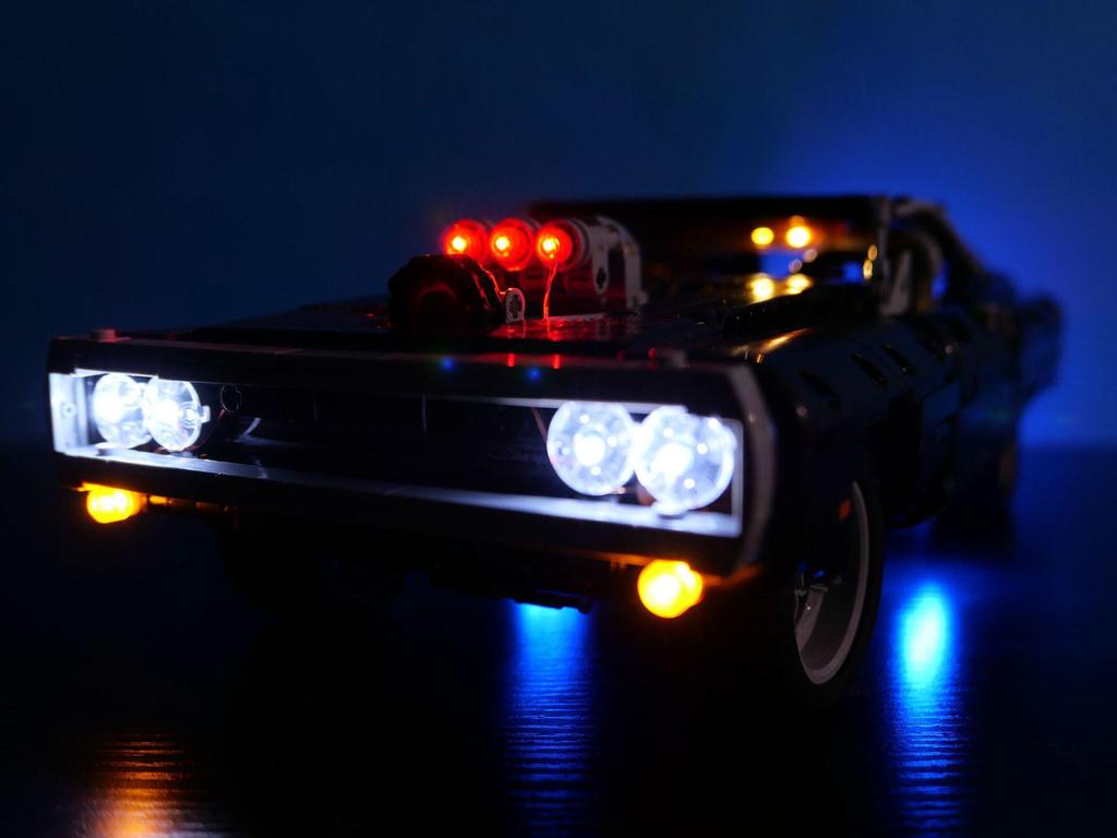 LED Remote Lighting Kit Compatible with LEGO 42111 Dodge Charger from Fast & Furious