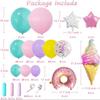 Sweet Donut Balloons Arch Garland Donut Theme Kids Birthday Party Decoration Baby Shower Boy Girl Donut Ballon Set Girls Birthday Party Decorations