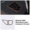 Wood Grain For VW Volkswagen Tharu / Taos 2018 -  Auto Window Lift / Glove Box Button / AC Air Outlet Accessories Cover Trim
