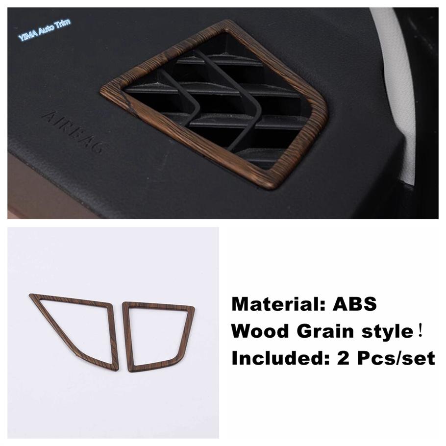 Wood Grain For VW Volkswagen Tharu / Taos 2018 - Auto Window Lift / Glove Box Button / AC Air Outlet Accessories Cover Trim