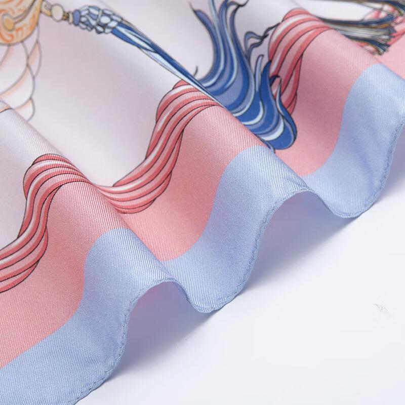 Wanshili Double-Sided Silk Square Scarf