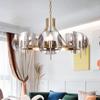 Personalized Glass Chandelier Postmodern Creative Designer Living Room Dining Room Study Bedroom Lamp