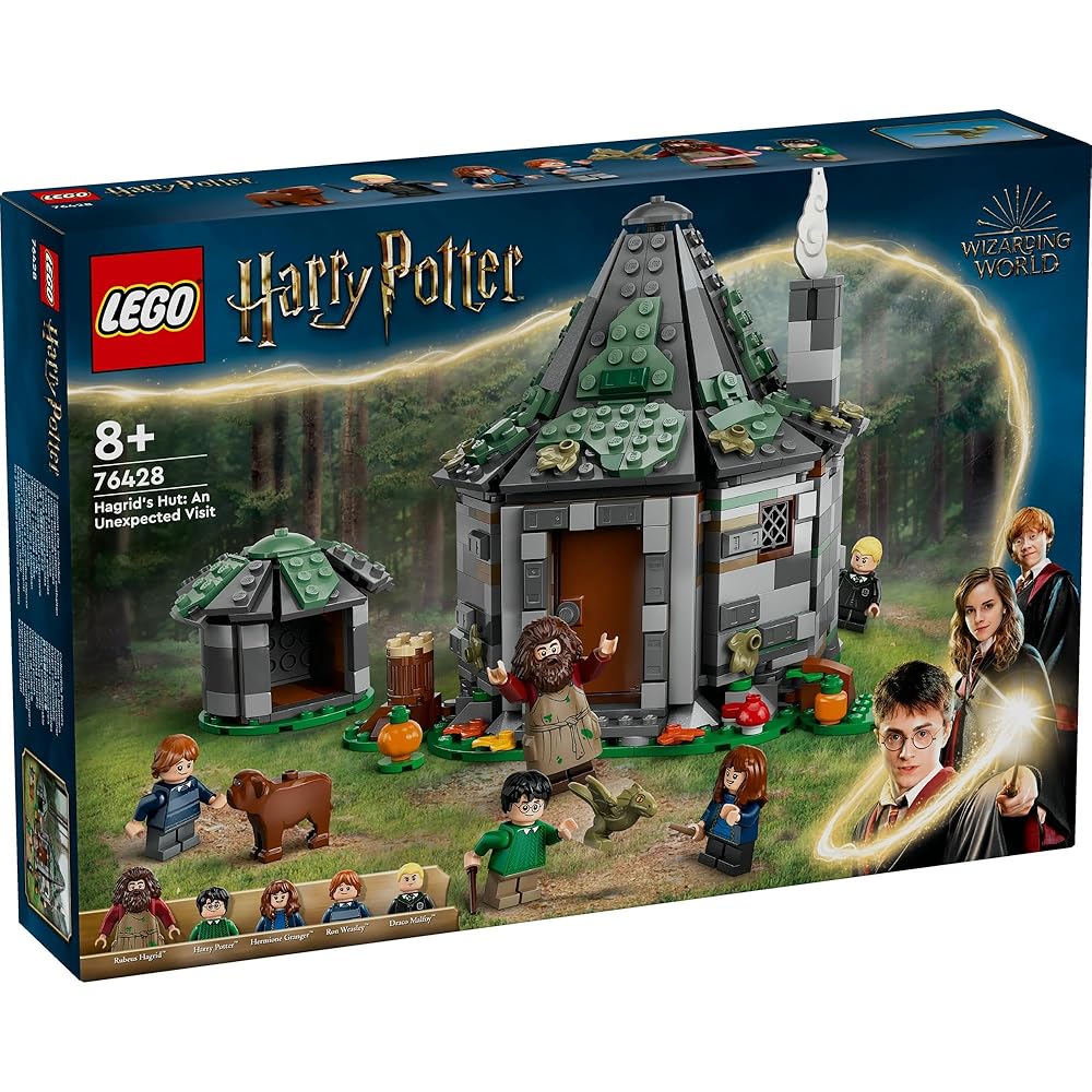 LEGO Harry Potter Hagrid's Hut: The Uninvited Guest Building Set Toy for Kids Ages 8-10, 76428