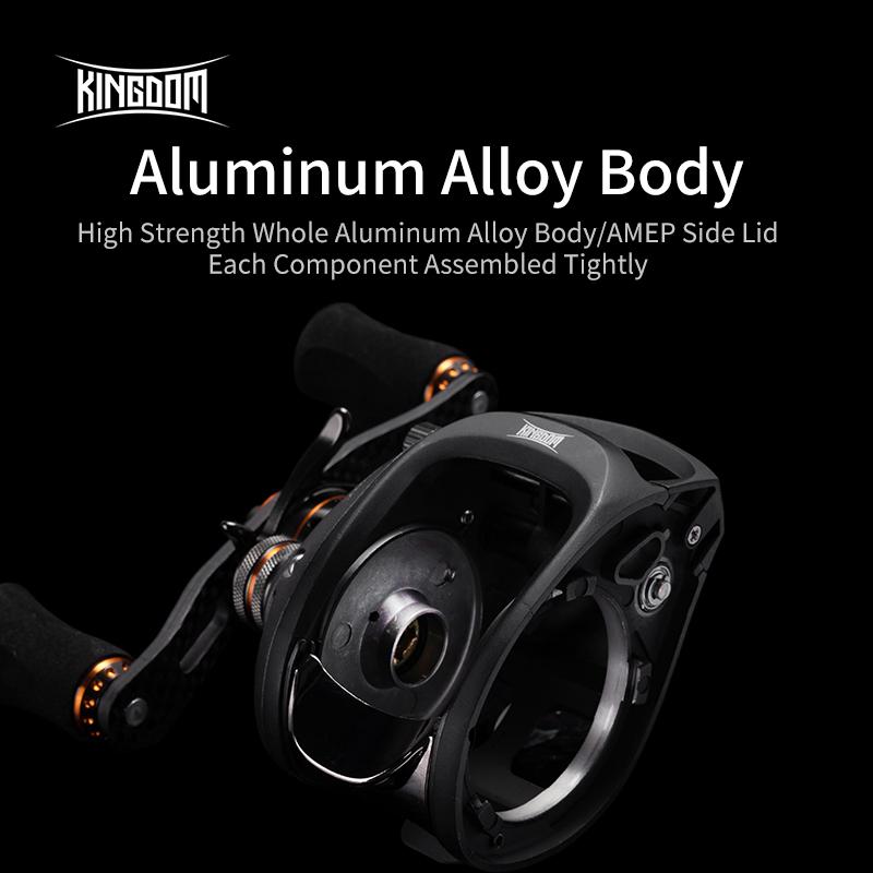 Kingdom SPEED SHOT MICRO New Double Spool 6.5:1 High Speed Baitcasting Reel Ultralight 12+1 Ball Bearings Fishing Reels