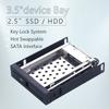 2.5 Inch Internal SATA III SSD and Hard Drive Enclosure Aluminum HDD Storage Case for Computer Available in Stock