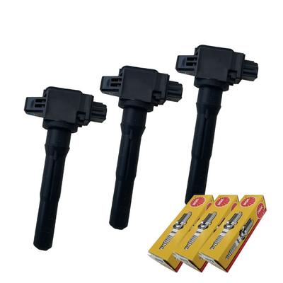 NV100 Clipper U71V U72V Julio 2012 Bobina de Encendido Directo Bujía NGK ZFR6F11 Juego de 3 cada uno No Turbo ~ & IC68-ng21