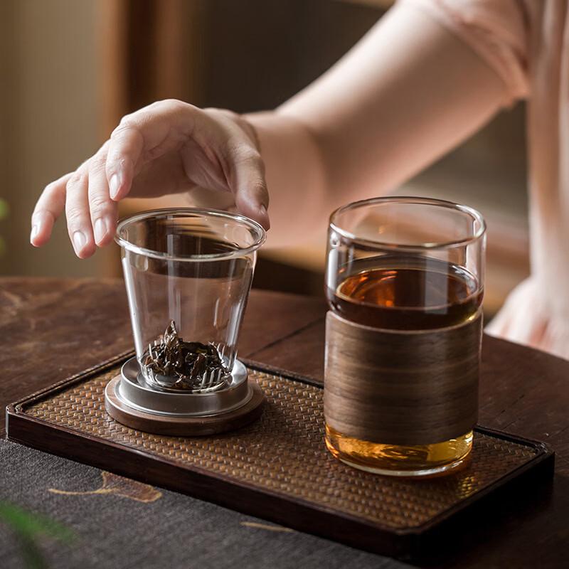 Shangqi Portable Tea Infuser Glass Bottle