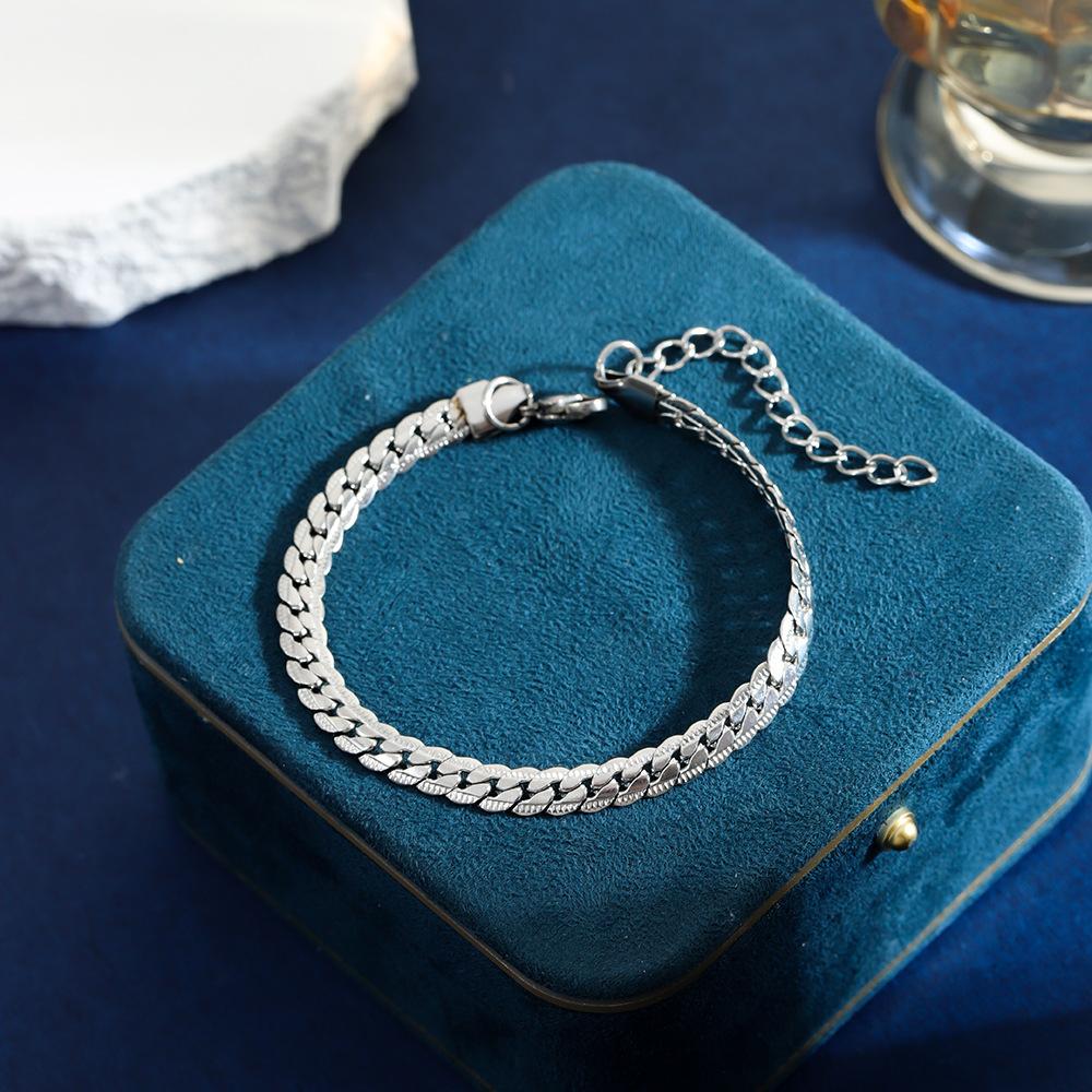 Titanium Steel Non-Fading Popular European And American Bracelet Couple Versatile Ins Style Personalized Fashion Bracelet