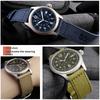 20mm 22mm Quick Release Men Watchband For Hamilton Khaki H68201993 Timex Citizen Canvas Replacement Watch Strap Gray Blue Nylon